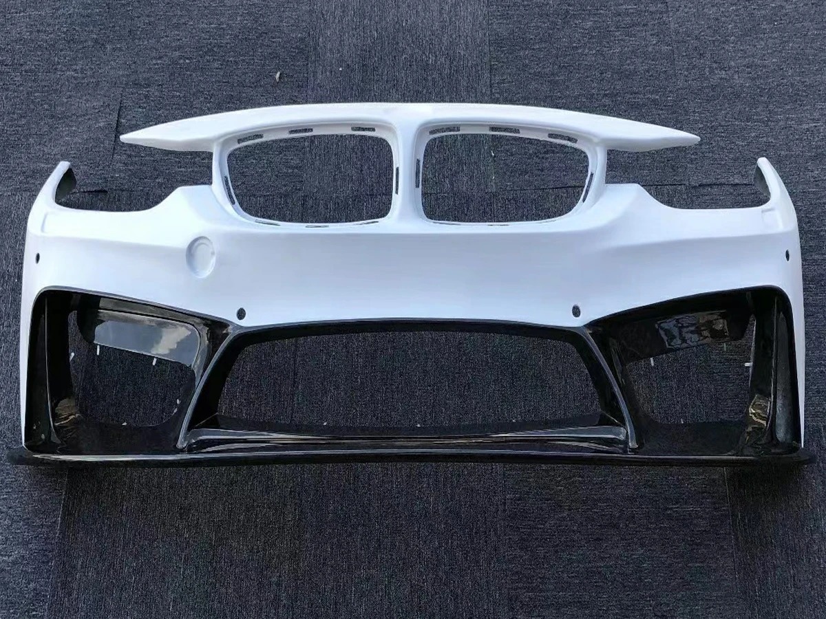 3D Style Carbon Fiber Body Kit Bumper Automotive Accessories Front Bumper for  M3/M4 F80/F82(Half Carbon Fiber)